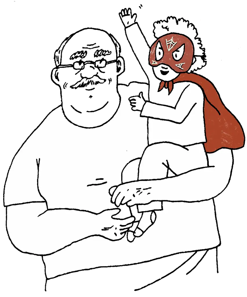 Illustration of a jiddo (grandfather)