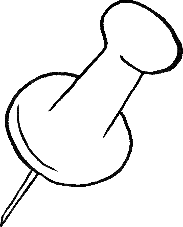 Illustration of a thumbtack
